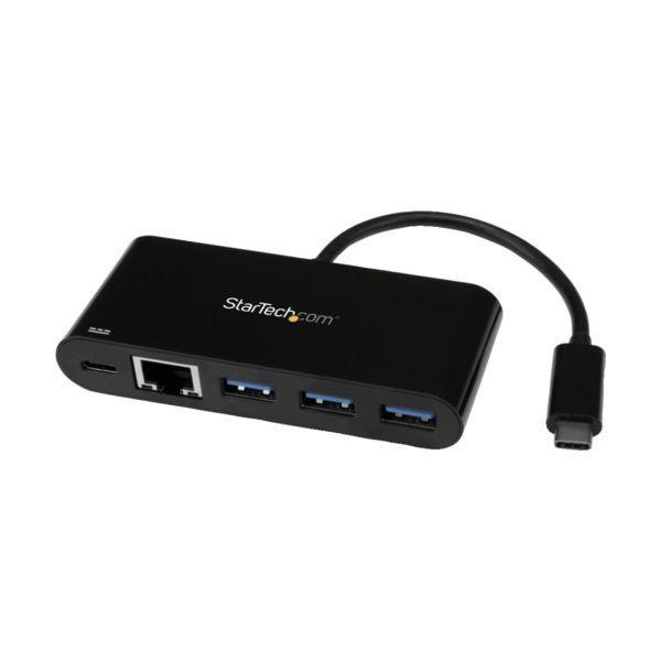 スターテック US1GC303APD LANアダプター／USB−C／1x RJ45／10／100／1000 Mbps／3xUSB−A／PD | 