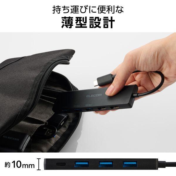 ELECOM エレコム U3HC-H060BK USB Type−C ハブ USB3．2 Gen2 USB−A ×5 USB−C ×1 バスパワー コ |  | 05