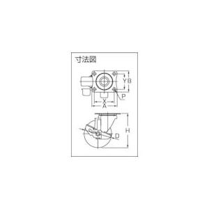 あすつく対応 「直送」 ワコー ALG-100-UHFDS エアーキャスター 自在車ストッパー付 １００ｍｍ　ウレタン車 ALG100UHFDS 30 |  | 02