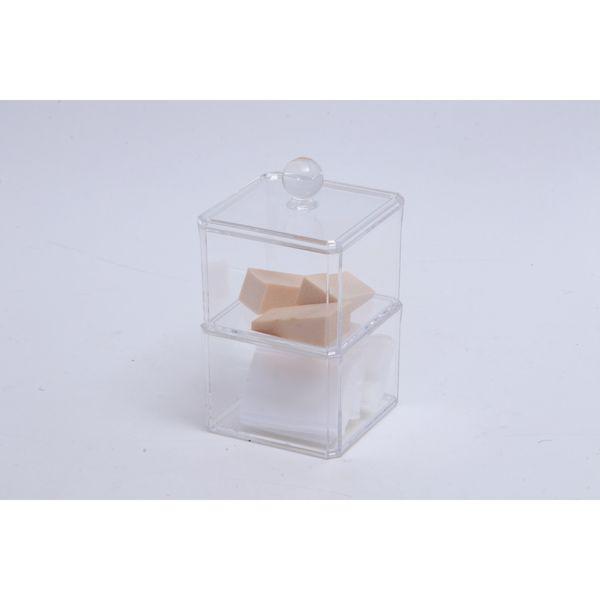 【個数：6個】不二貿易 4953980143785 【6個入】 直送 代引不可 PSコスメ収納 蓋つき小物入れ2段_5