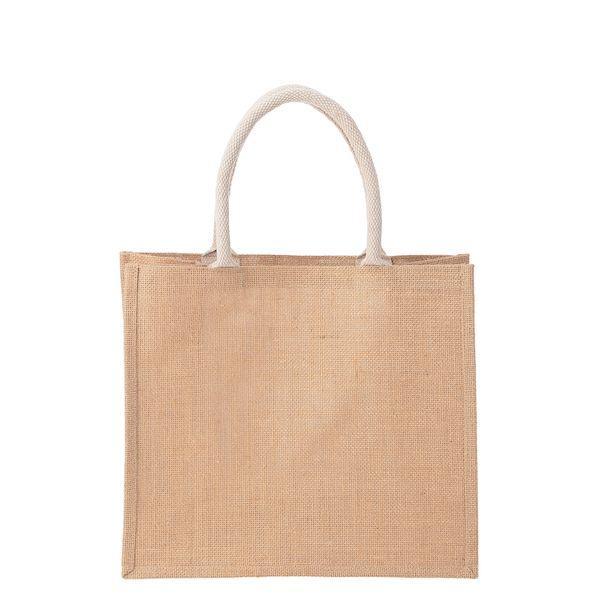 【個数：6個】不二貿易 4953980279217 【6個入】 直送 代引不可 ジュート エコバッグ M 27921_1