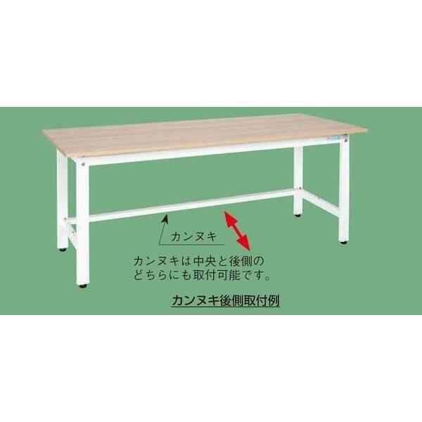 【個人宅配送不可】サカエ SAKAE KK-40MKD 直送 代引不可・他メーカー同梱不可 軽量作業台(KKタイプ/耐荷重350kg/木目メラミン天板_2