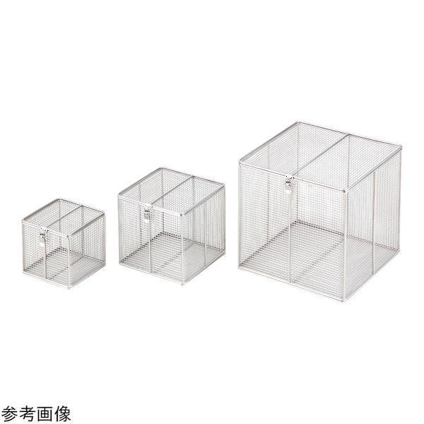 4-4980-01 フタ付バスケット 100×100×100 4498001