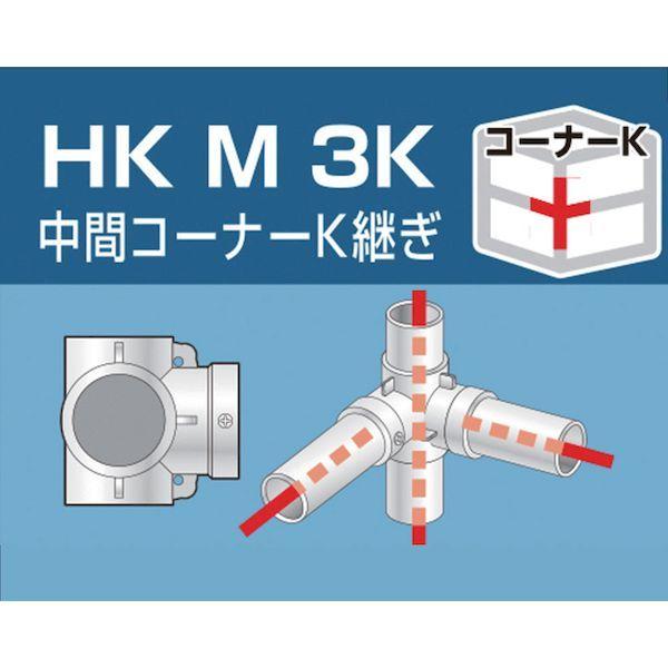あすつく対応 「直送」 大平金属工業 HKM3K 単管用パイプジョイント　中間コーナーＫ継ぎ HKM-3K 308-0960 |  | 01