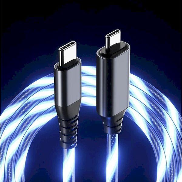 直送 代引不可・他メーカー同梱不可 カシムラ AJ-658 USB充電ケーブルC−CブルーLED AJ658 | 