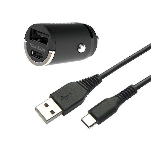直送 代引不可・他メーカー同梱不可 カシムラ DC-043 DC−3A−USB2ポートA−Cケーブル DC043 | 
