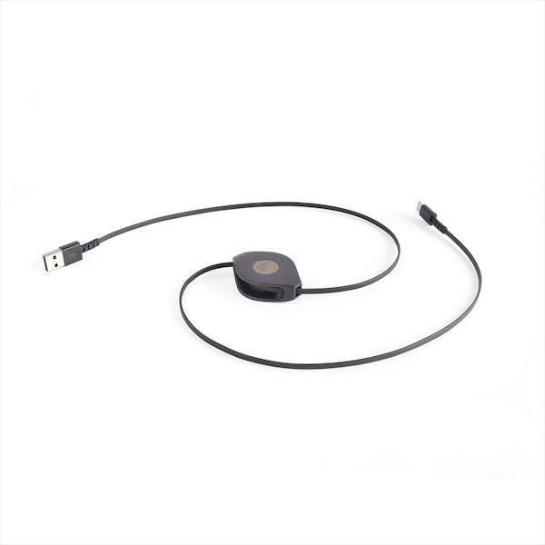 あさってつく対応 直送 代引不可・他メーカー同梱不可 カシムラ KL-125 USB充電ケーブル強靭リールLNBK KL125 |  | 01