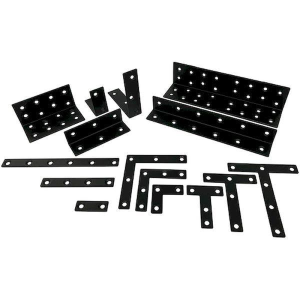 ＤＡＩＤＯＨＡＮＴ 00069155 ダイドーハント スリムサポート L字フラット 黒 ブラック a 35× b 12× t 2mm 1個 |  | 03