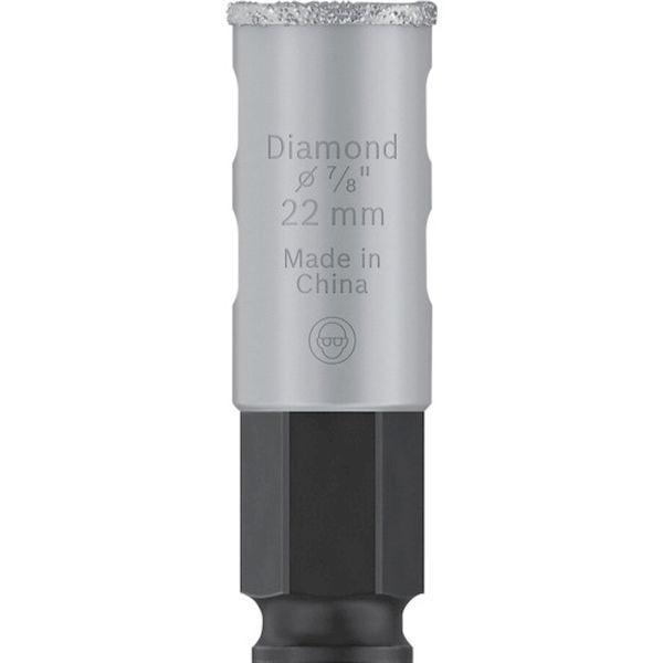 ボッシュ 2608901554 磁器タイル用乾式ダイヤモンドホールソー 22mm |  | 01