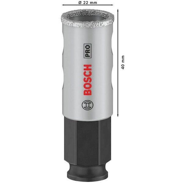 ボッシュ 2608901554 磁器タイル用乾式ダイヤモンドホールソー 22mm |  | 02