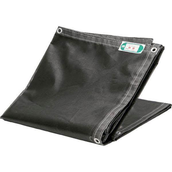 ＴＲＵＳＣＯ BM3654-BK 防炎2類 防炎メッシュシートエコノミー 3．6mX5．4m ブラック BM3654BK | 