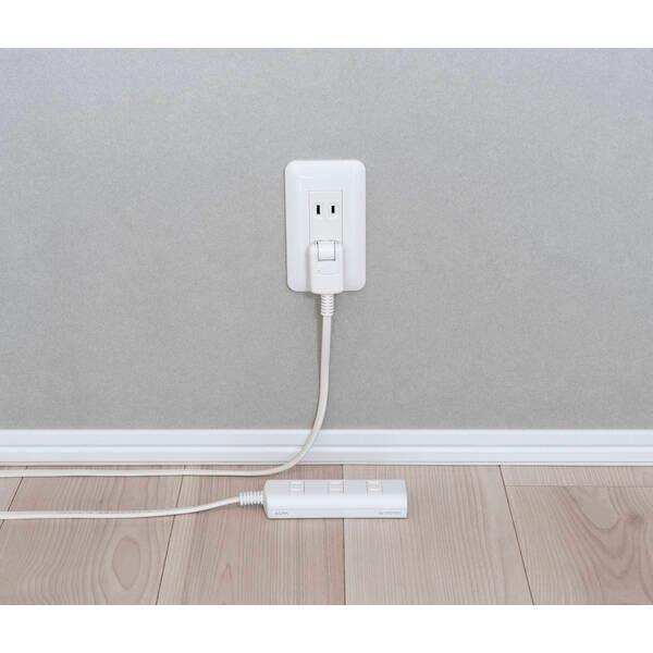 朝日電器 ELPA ELPA WBT-N4050SB(W) 耐雷タップラン4P5m WBTN4050SBW | 