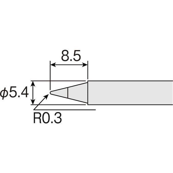 あすつく対応 「直送」 ホーザン HS-51B03 ＨＳ−５１用 ビット Ｂ型HS51B03 |  | 01