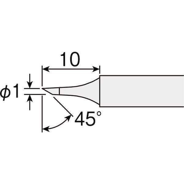 あすつく対応 「直送」 ホーザン HS-51C01 ＨＳ−５１用 ビット Ｃ型HS51C01 |  | 01