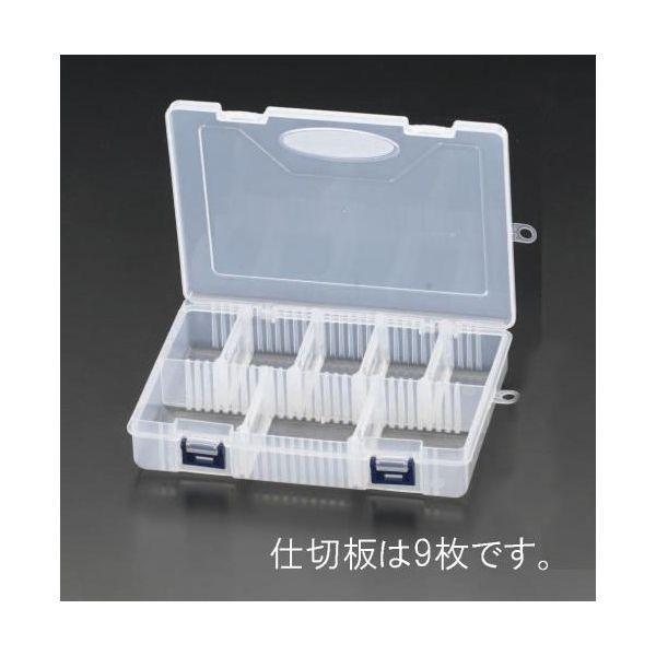 エスコ EA508KD-30 233ｘ127ｘ34mm パーツケース クリア EA508KD30【キャンセル不可】 | 
