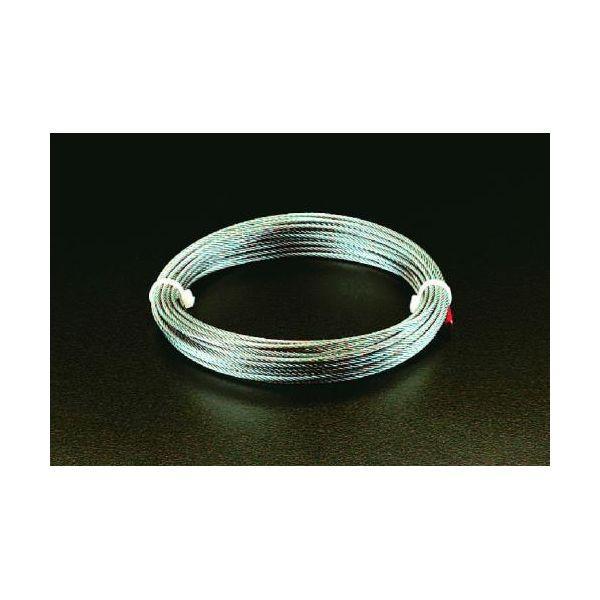 エスコ EA628SJ-0.7 0．72mm ｘ30ｍ ステンレス製 ワイヤーロープ EA628SJ0.7【キャンセル不可】 | 