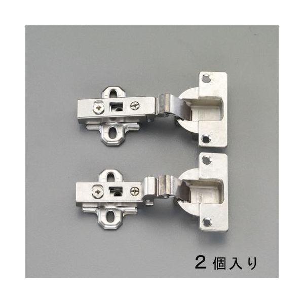 エスコ EA951CZ-403 40mm カップ ワンタッチスライド丁番 インセット 2ケ EA951CZ403【キャンセル不可】 | 