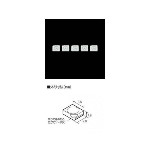 ELEKIT エレキット  ［LK-1WM］ 高輝度チップLED（電球色・3528サイズ） LK1WM | 