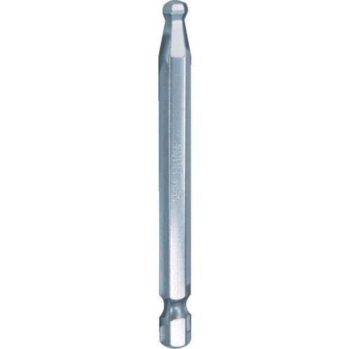 エイト EIGHT EA-64 5MMX75 六角棒ビット テーパーヘッド 対辺６．３５ｍｍ 溝９ｍｍ 単品 対辺寸法５．０ｍｍ EA645MMX75 | 