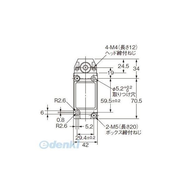 オムロン OMRON D4A-3101N 小型重装備リミットスイッチ D4A3101N【キャンセル不可】 | 