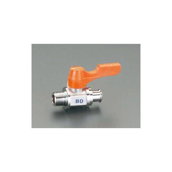 エスコ EA425BD-210 1/4x10mmミニボ-ルバルブ EA425BD210【キャンセル不可】 | 