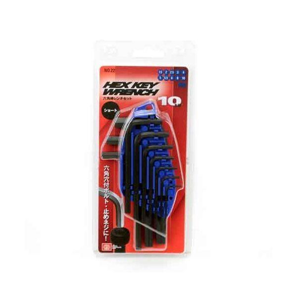 ＳＫ１１ 4977292266062 六角棒レンチセット １０本組 4977292266062 ミリ 藤原産業 六角レンチ | 
