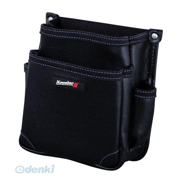プロスター PROSTAR KW-22B ＫＡＷＡＴＥＣ 電工用腰袋２段 ブラック KW22B | 