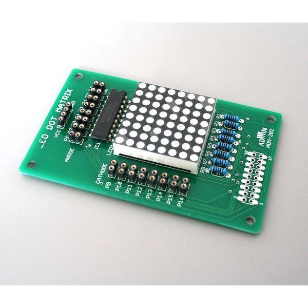 アドウィン ADWIN ADM-202 らくらく電子実験ボード エレモ ドットマトリクスＬＥＤ ADM202 |  | 01