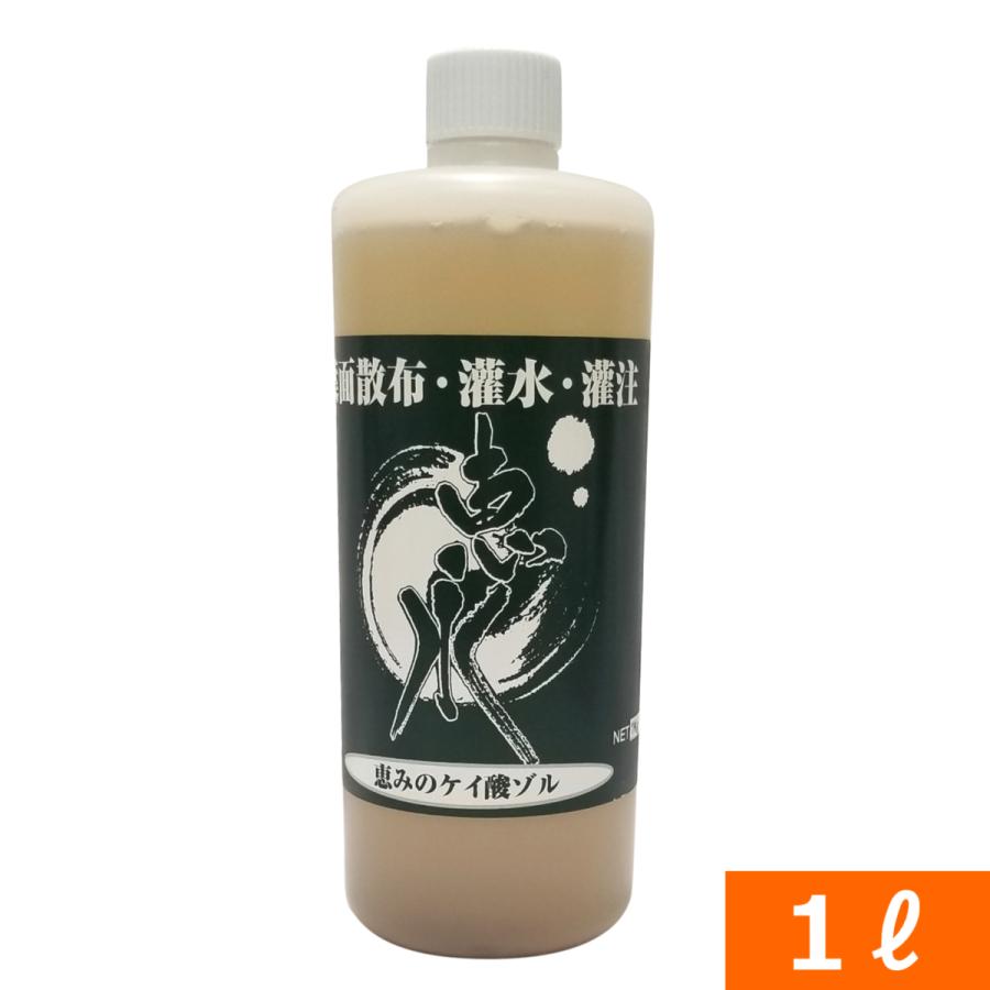 吸収率の高いケイ酸ゾル『恵水（けいすい）1kg』 [珪酸 液体肥料 微量