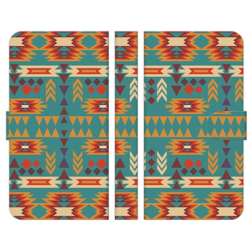 Android One 各種 S7 X5 S6 X4 手帳型 スマホ ケース カバー ネイティブ柄 D オルテガ ネイティブ トライバル Andonef Dnok1 M0108 1321 Select 通販 Yahoo ショッピング