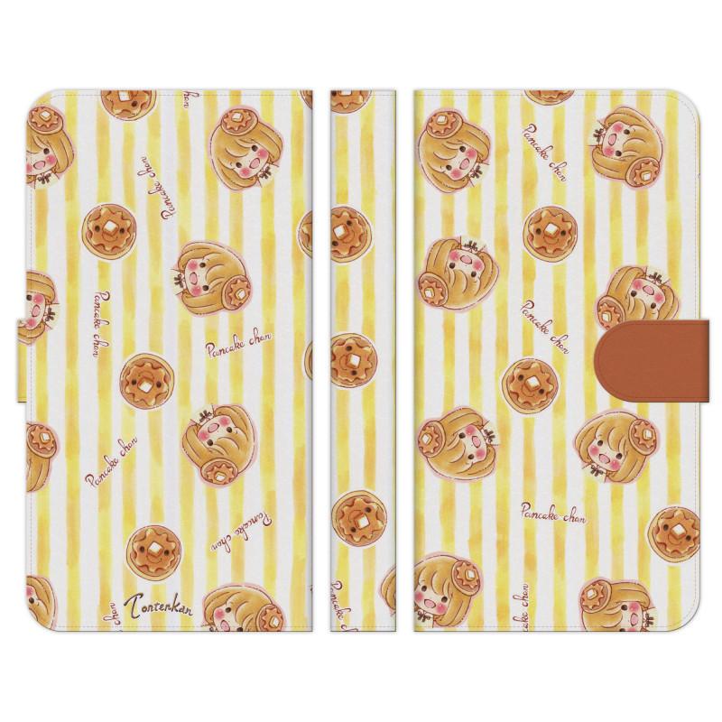 Android One 各種 S10 S9 S8 S7 S6 S5 X5 X4 手帳型 スマホ ケース カバー pancakeちゃんランダム TONTENKAN ホットケーキ | 