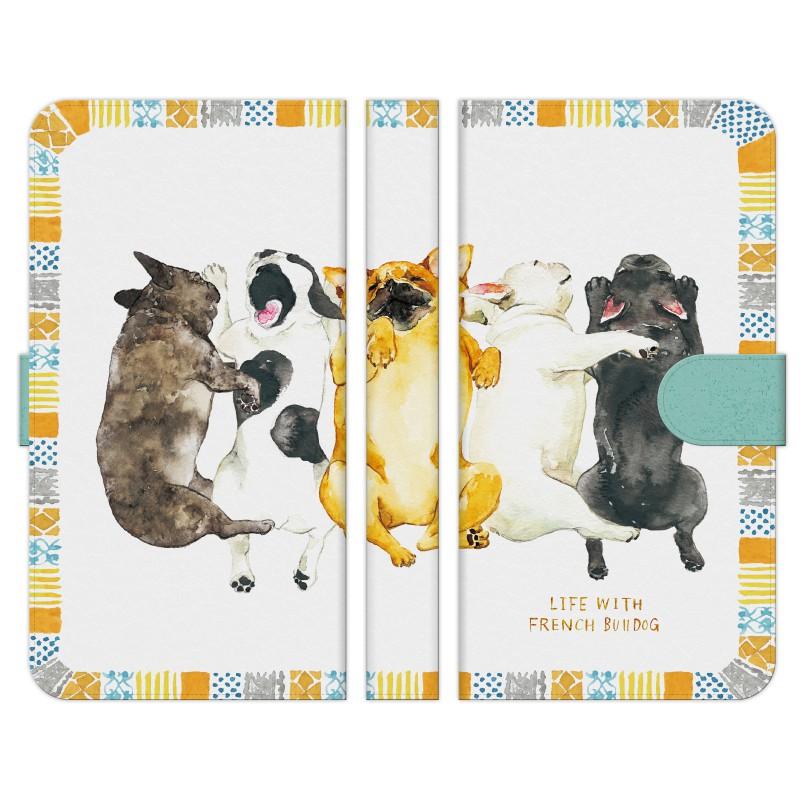 手帳型 マルチ スマホ ケース カバー コロコロフレンチブルドッグ Noa フレブル 犬 動物柄 グッズ 鼻ぺちゃ犬 Brnand Dnoa2 Mod407 1321 Select 通販 Yahoo ショッピング