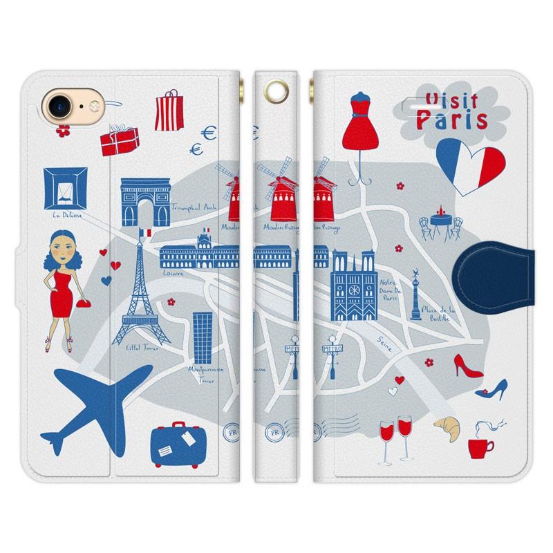 Iphone 各種 13 12 Mini Pro Max Se 第2世代 11 Xr Xs X 8 7 手帳型 ケース カバー Paris Map 地図 イラスト フランス 海外 外国 Brnfip Dnok1 M03 1321 Select 通販 Yahoo ショッピング