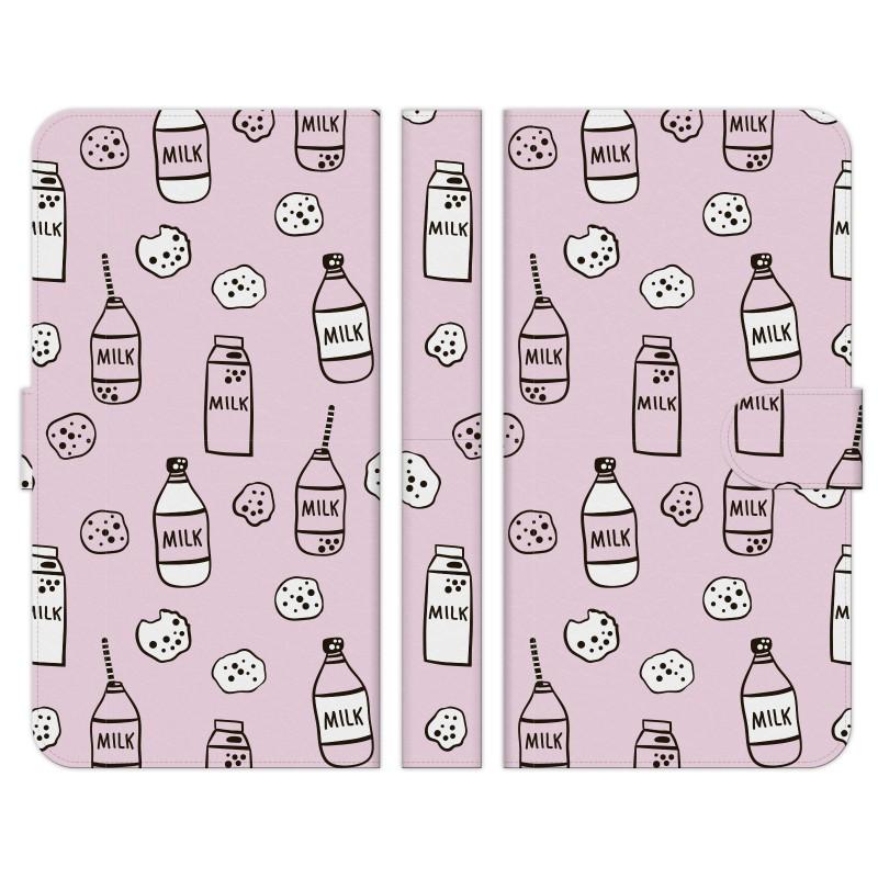 Huawei 各種 P30 Lite Nova Mate P Pro 5t 手帳型 スマホ ケース カバー Milk いちごミルク イラスト パターン 牛乳 Huaweif Dnok1 M05 1321 Select 通販 Yahoo ショッピング