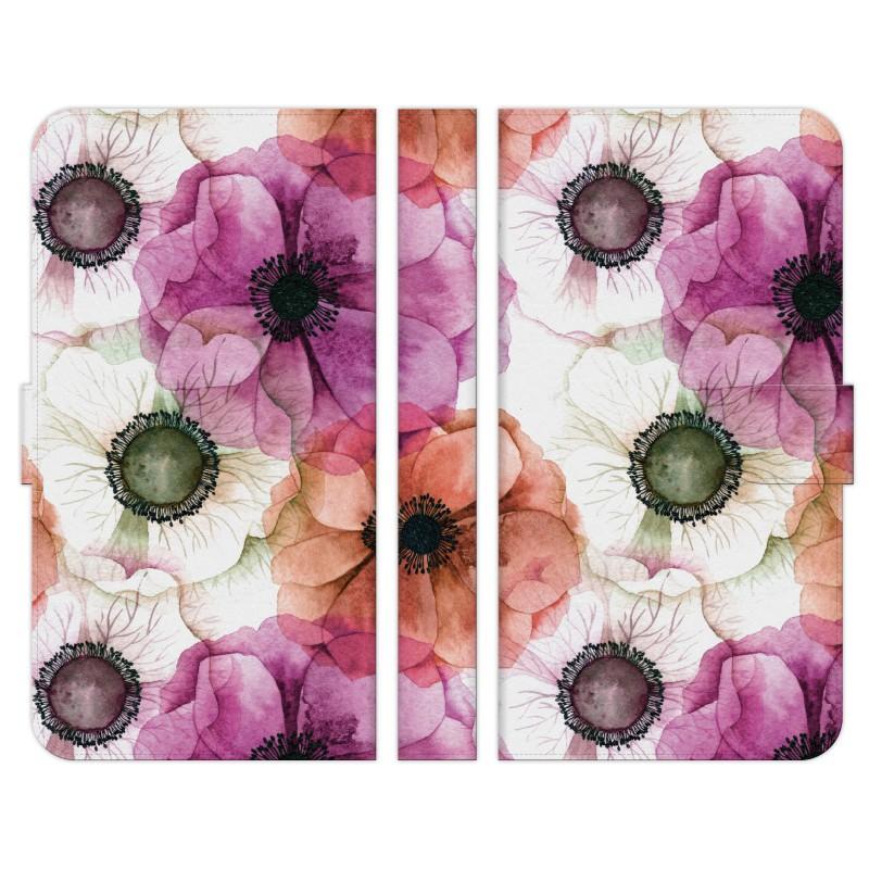 Nexus 用 手帳型 スマホ ケース カバー アネモネ 赤 花柄 可愛い 花 押し花 押花 フラワー 水彩 ボタニカル 女性 Nexus0f Dnok1 M 1321 Select 通販 Yahoo ショッピング