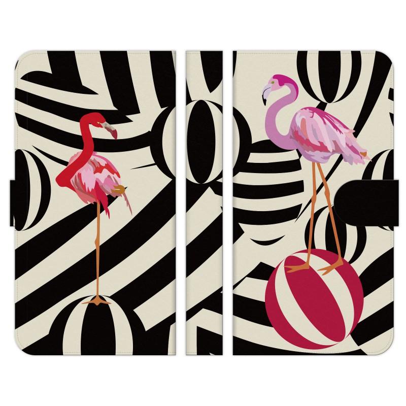 Qua Phone 用 Px Qz 手帳型 スマホ ケース カバー フラミンゴ モノトーン ピンクフラミンゴ イラスト 動物 どうぶつ Quafonf Dnok1 M0262 1321 Select 通販 Yahoo ショッピング