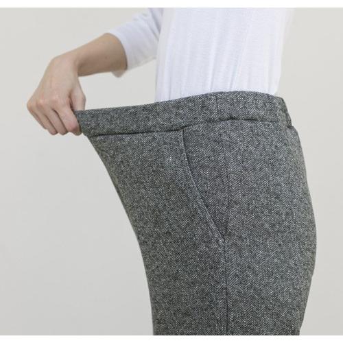 脚長シルエットのふかふか裏起毛ワイドパンツ 028 雑貨アイディ屋 通販 Yahoo ショッピング