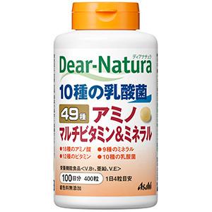 ディアナチュラ 49アミノマルチビタミンミネラル 400粒 Dear-Natura アミノ酸 ビタミン ミネラル 乳酸菌 サプリ サプリメント アサヒグループ食品｜idkshop