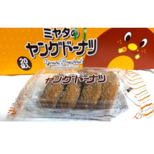 ヤングドーナツ（4コ入り）x20袋（ミヤタ製菓） : 田舎の雑貨屋