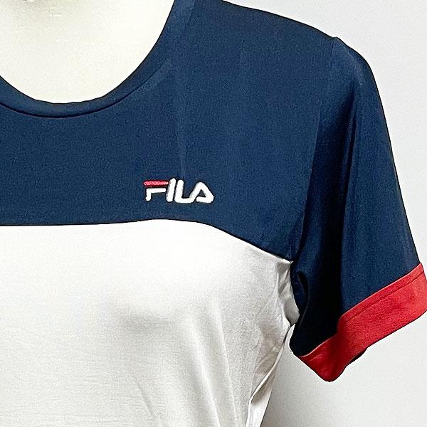 【訳あり】FILA 半袖Tシャツ（L寸）吸水速乾　UV カット｜idm｜03