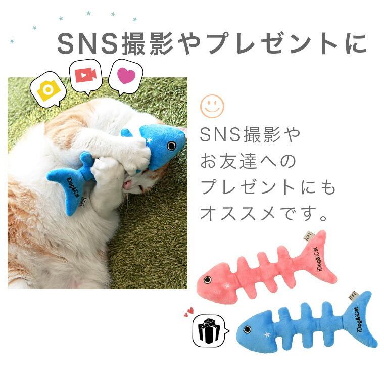 iDog 犬 おもちゃ IDOG&ICAT おさかなボーン 鈴入り : iDog