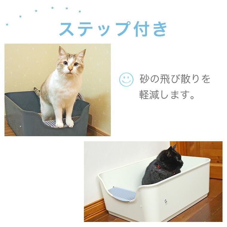 iDog 猫用トイレ用品 iCat シンプルデザインCATトイレット アイ
