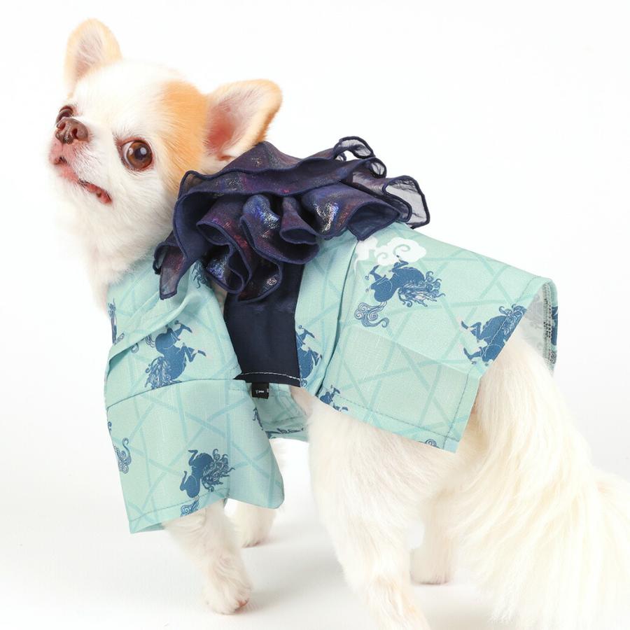 iDog クリアランスセール 25%OFF 犬 服 華やか大輪帯浴衣 アイ
