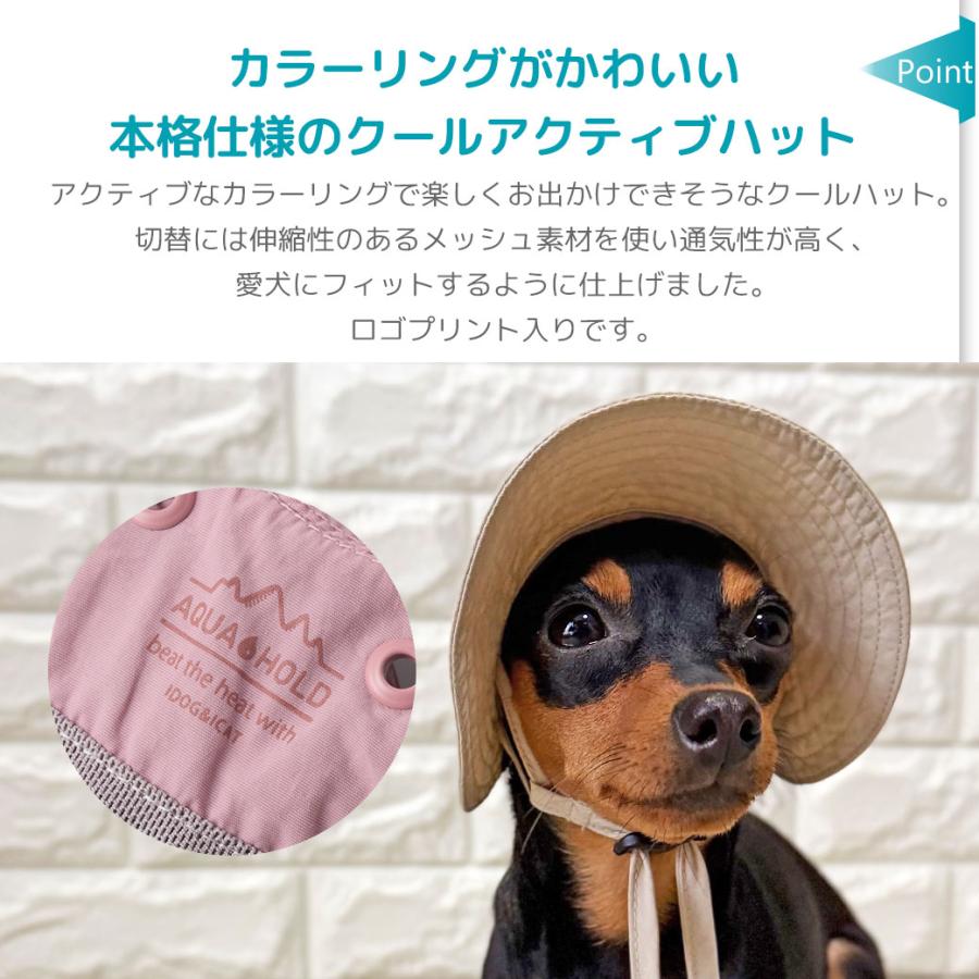 iDog クーポン利用で最大15％OFF AQUA HOLD ひんやりアクティブハット