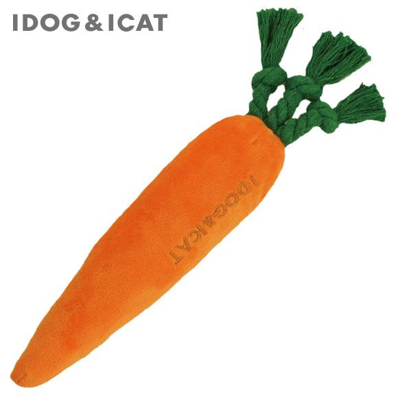 iDog 犬用品 IDOG&ICAT ケリケリにんじん カシャカシャと鳴き笛入り