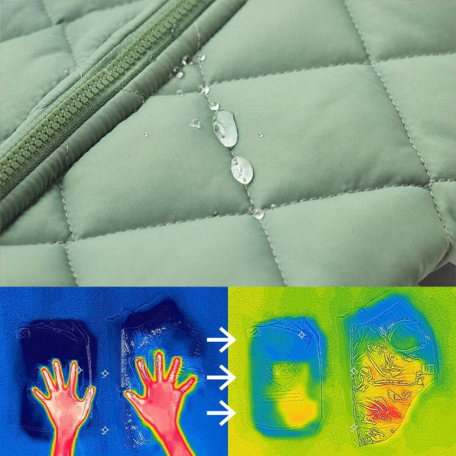 iDog WARM REACT SHIELD COAT 背中開きウォームベスト 蓄熱 保温 撥水