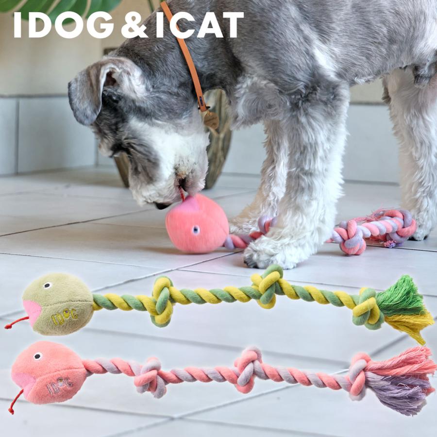 iDog 犬 おもちゃ にょろにょろロープへび 鳴き笛入り アイドッグ