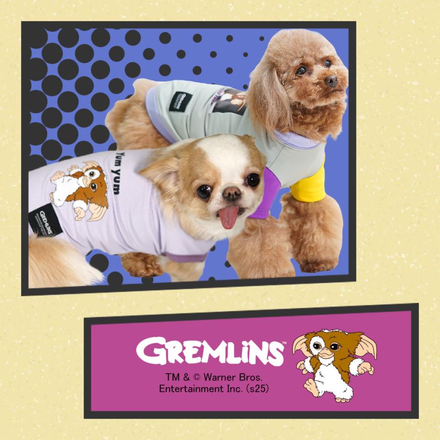 iDog 犬 服 COOL+MOSCAPE GREMLINSギズモの3つの約束Tシャツ アイ