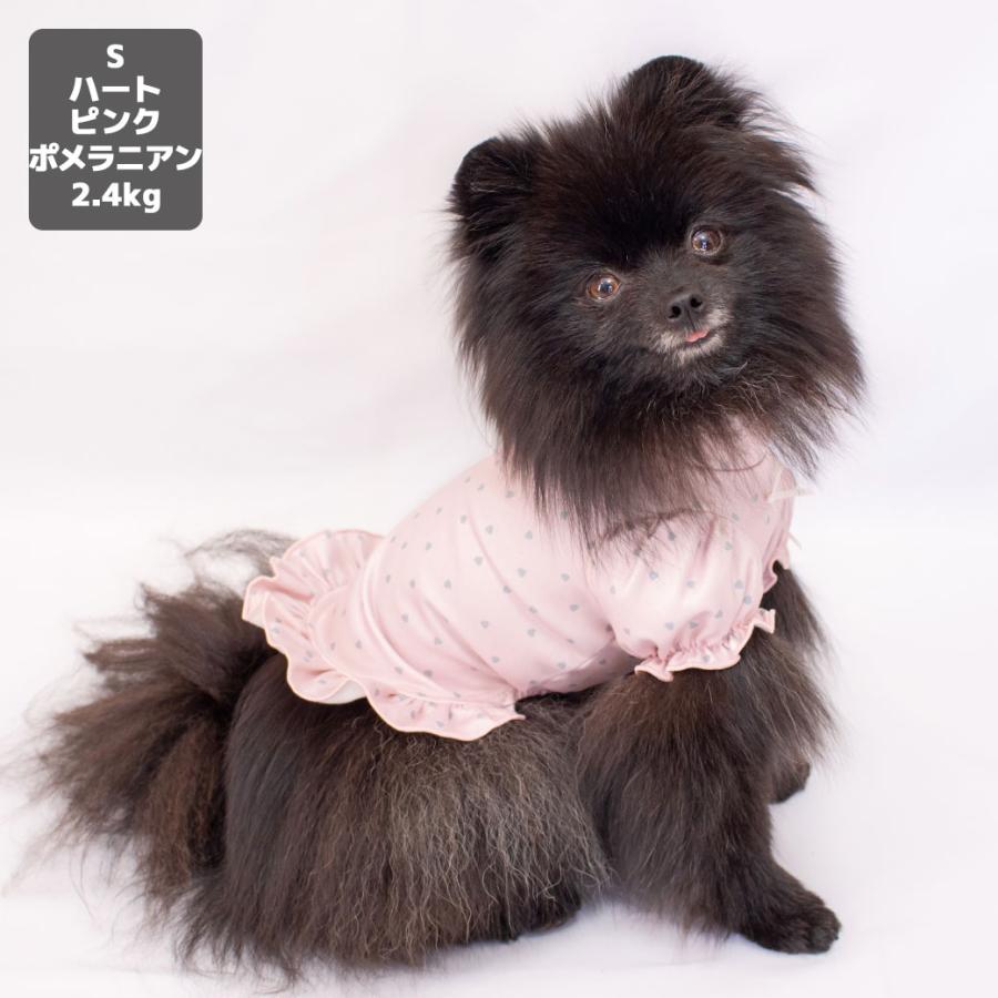 iDog Point 5倍 犬 服 新作 fleur パフスリーブハイネックTシャツ 蓄熱