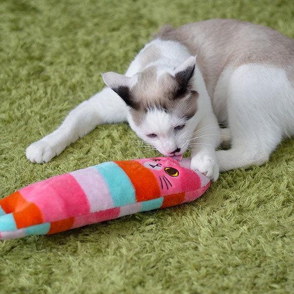猫用品 Idog アイドッグ Itoy しましまトラジ キャットニップ入り Rm Ty060 Idog 通販 Yahoo ショッピング